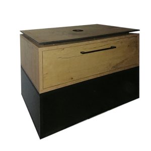 ormaric 60 NAPOLI LINNI hrast-black