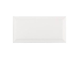 ZP BISELADO blanco mate 10*20