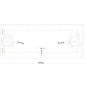 ogledalo 055 LED LINNI 50*120