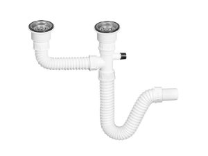 sifon S11435 2/2 sud. INOX reset. sa priklj.
