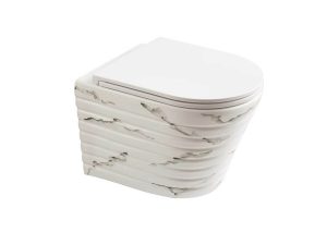wc ELEGANCE mermer 01 mat slow close RIMLES konzolna