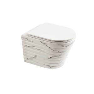 wc ELEGANCE mermer 01 mat slow close RIMLES konzolna