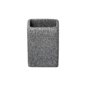 Čaša za četkice TENDANCE siva square 6194180
