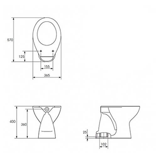 wc solja EKO K08-015 simplon - Слика 3