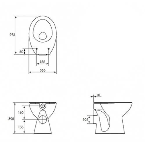 wc solja EKO K08-066 baltik - Слика 3