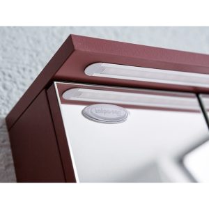 ogledalo ADELE TO 90 red mat