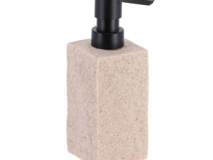 dozator TENDANCE 18*6*6cm poliresin natural 62120104