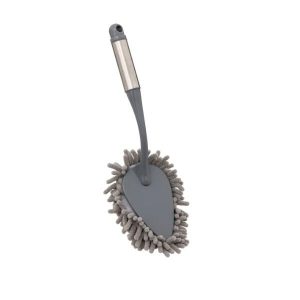 cetka za brisanje prasine FIVE mikrofiber siva 186196