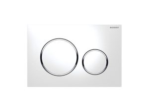 tipka za geberit sigma 20 bela-hrom-bela