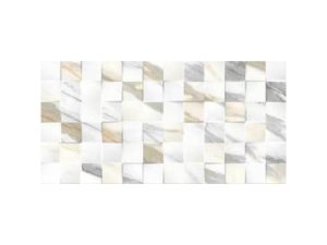 ZP CALACATTA mosaic 3D gold 25*50