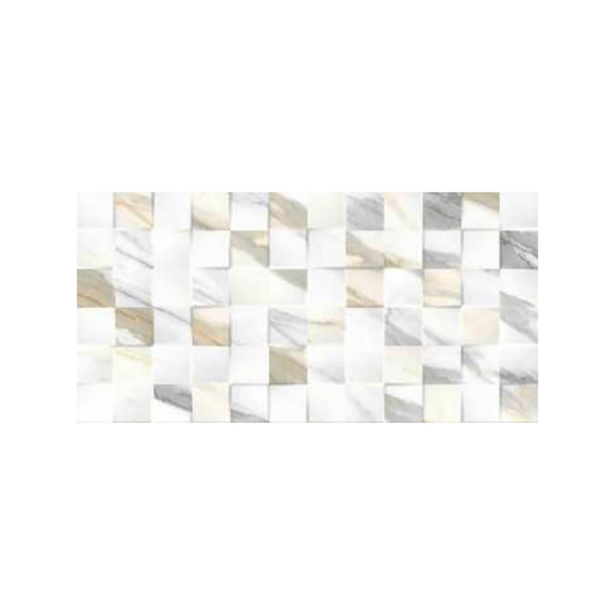 ZP CALACATTA mosaic 3D gold 25*50