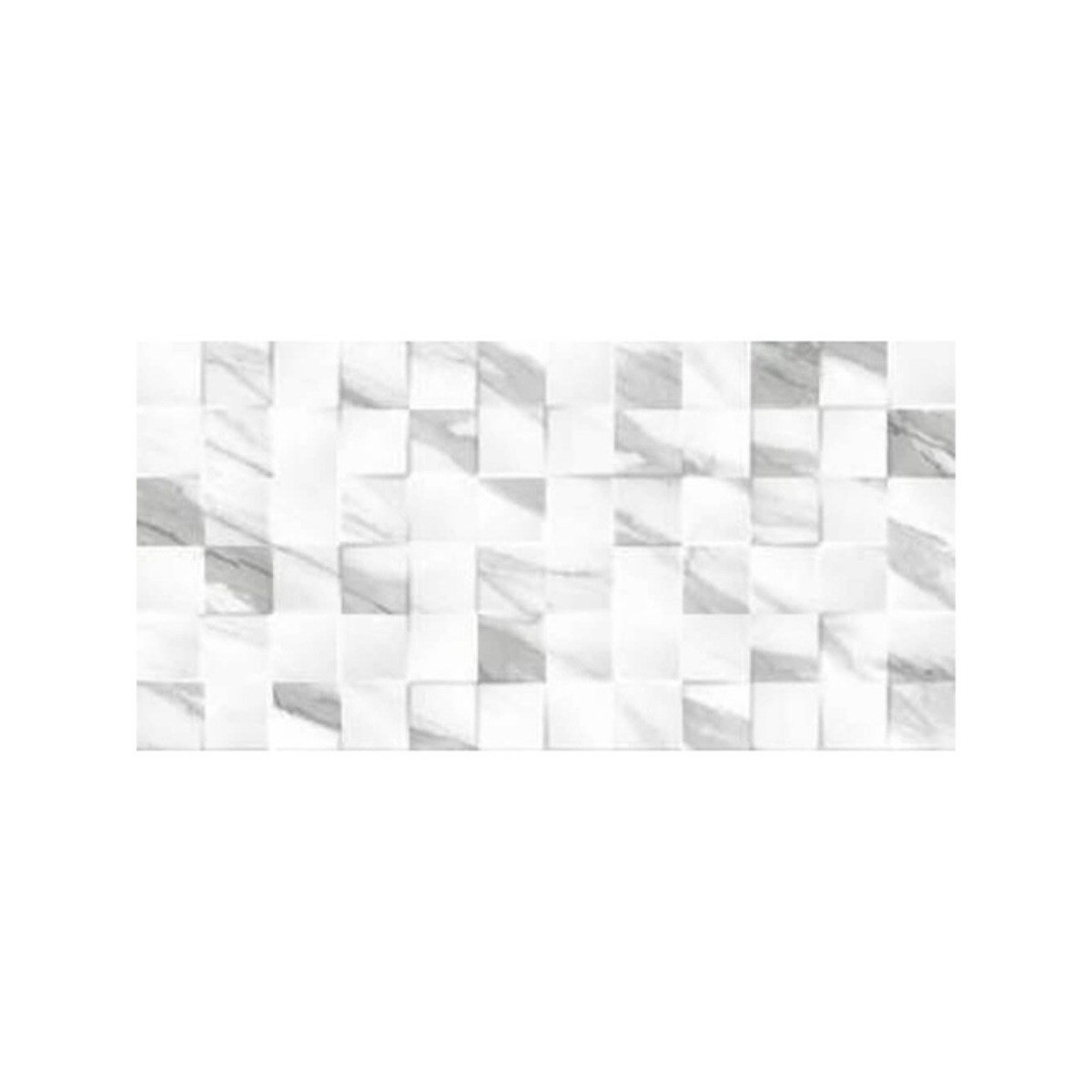 ZP CALACATTA mosaic 3D grey 25*50