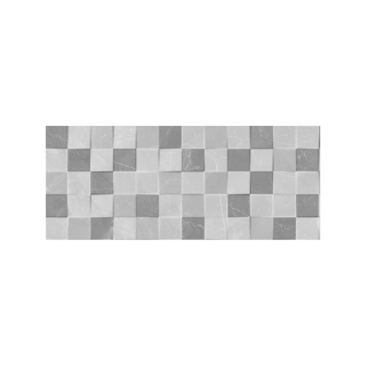 ZP ELLEGANT mosaic 3D grey 25*50