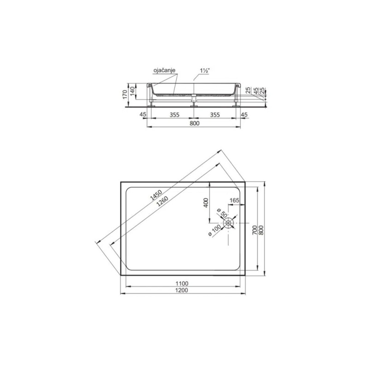 tus kada 120*80 ALFA - Slika 4