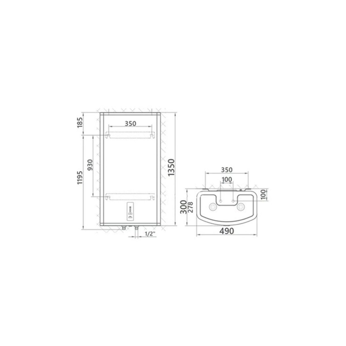 bojler 80L FTG gorenje - Slika 3