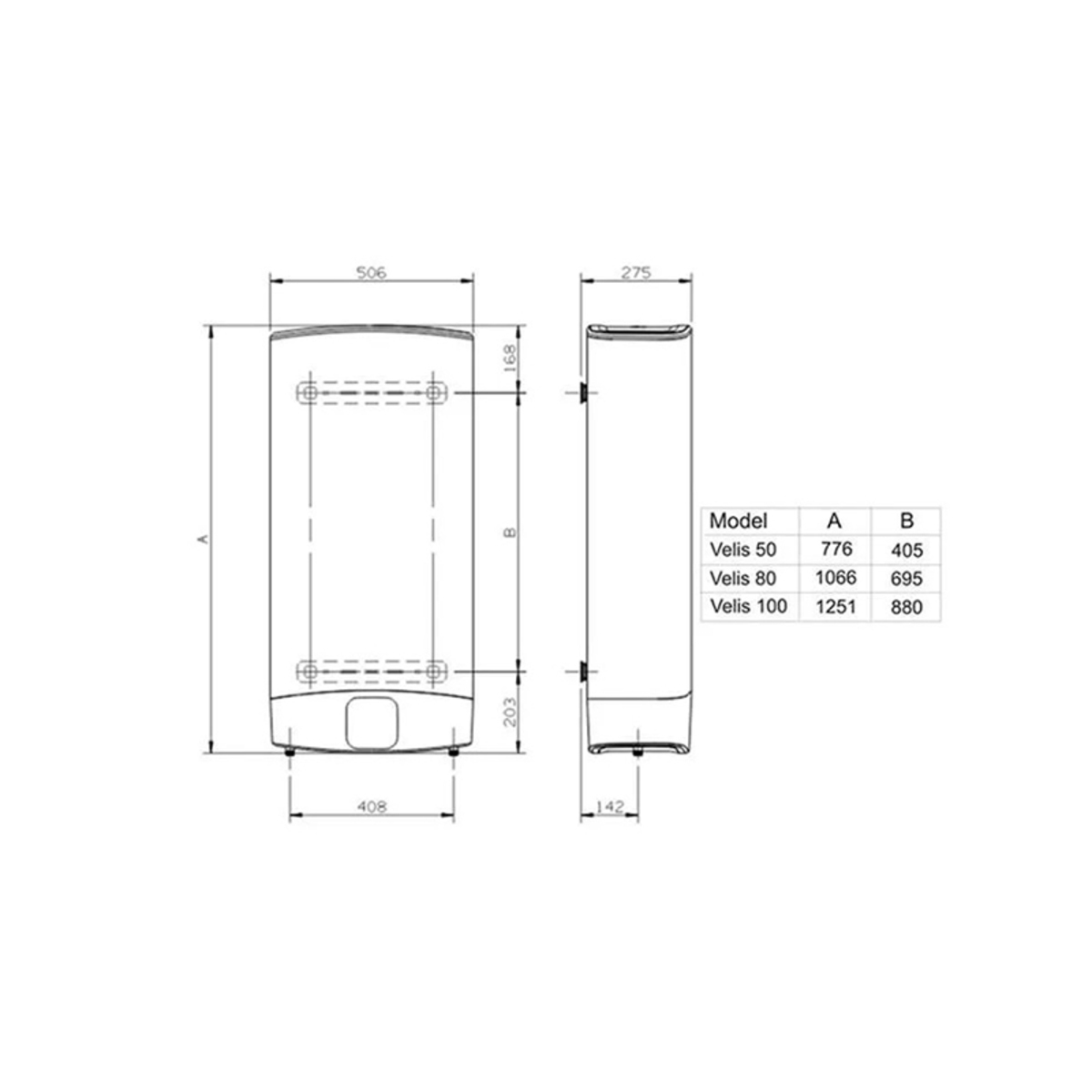bojler 100L VLS EVO wifi EU - Slika 4