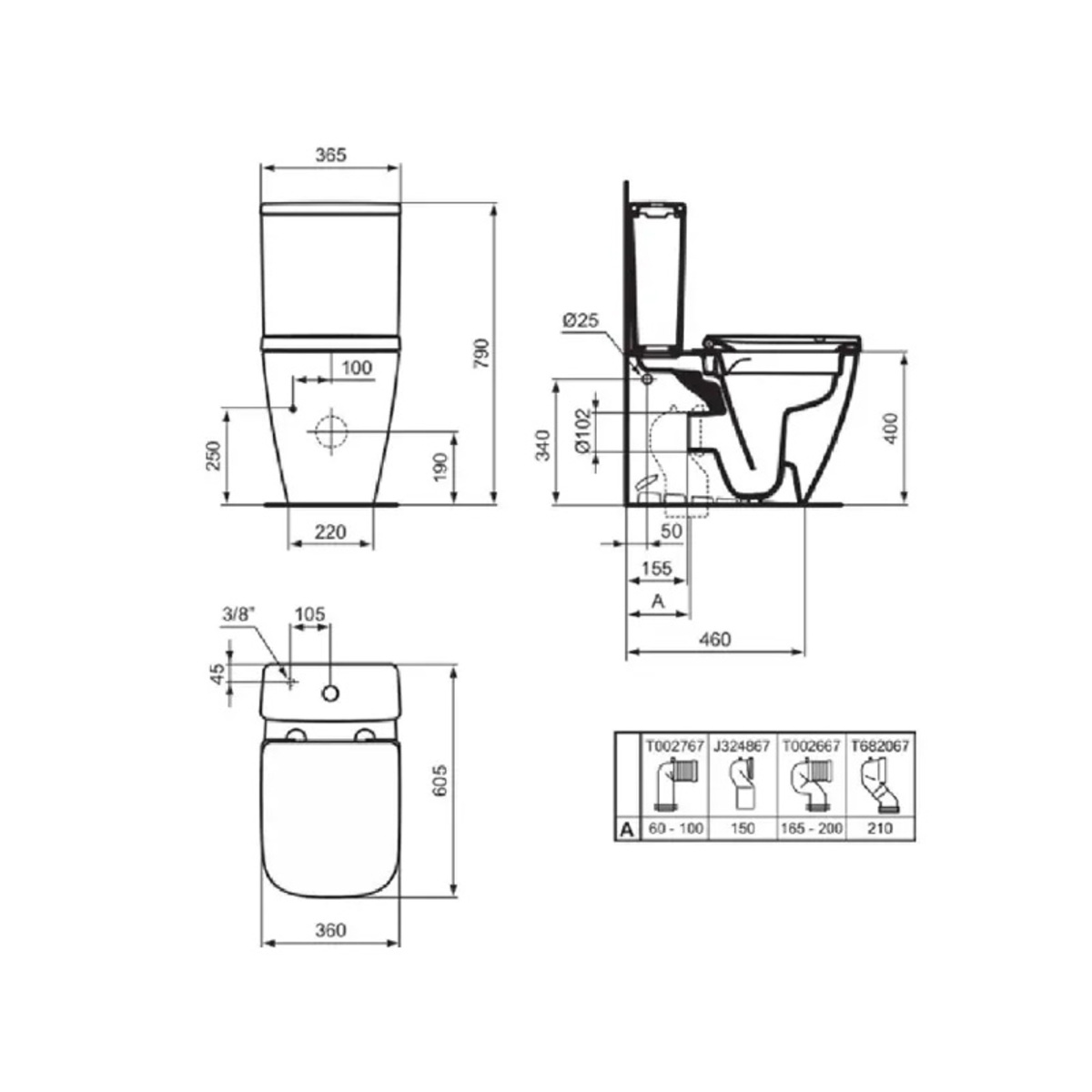 monoblok T481601 I.LIFE RIMLES soft close - Slika 4