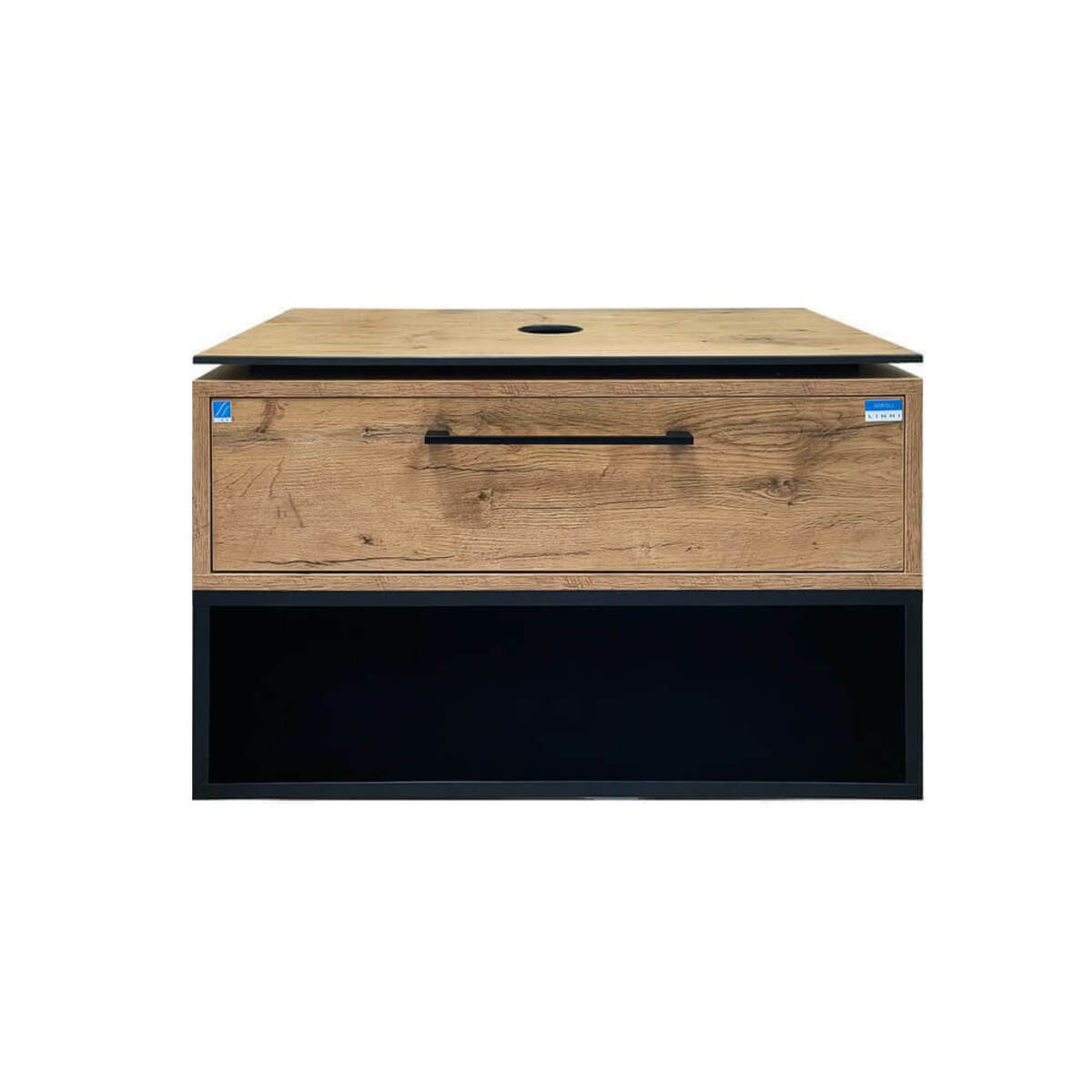 ormaric 80 NAPOLI LINNI hrast-black