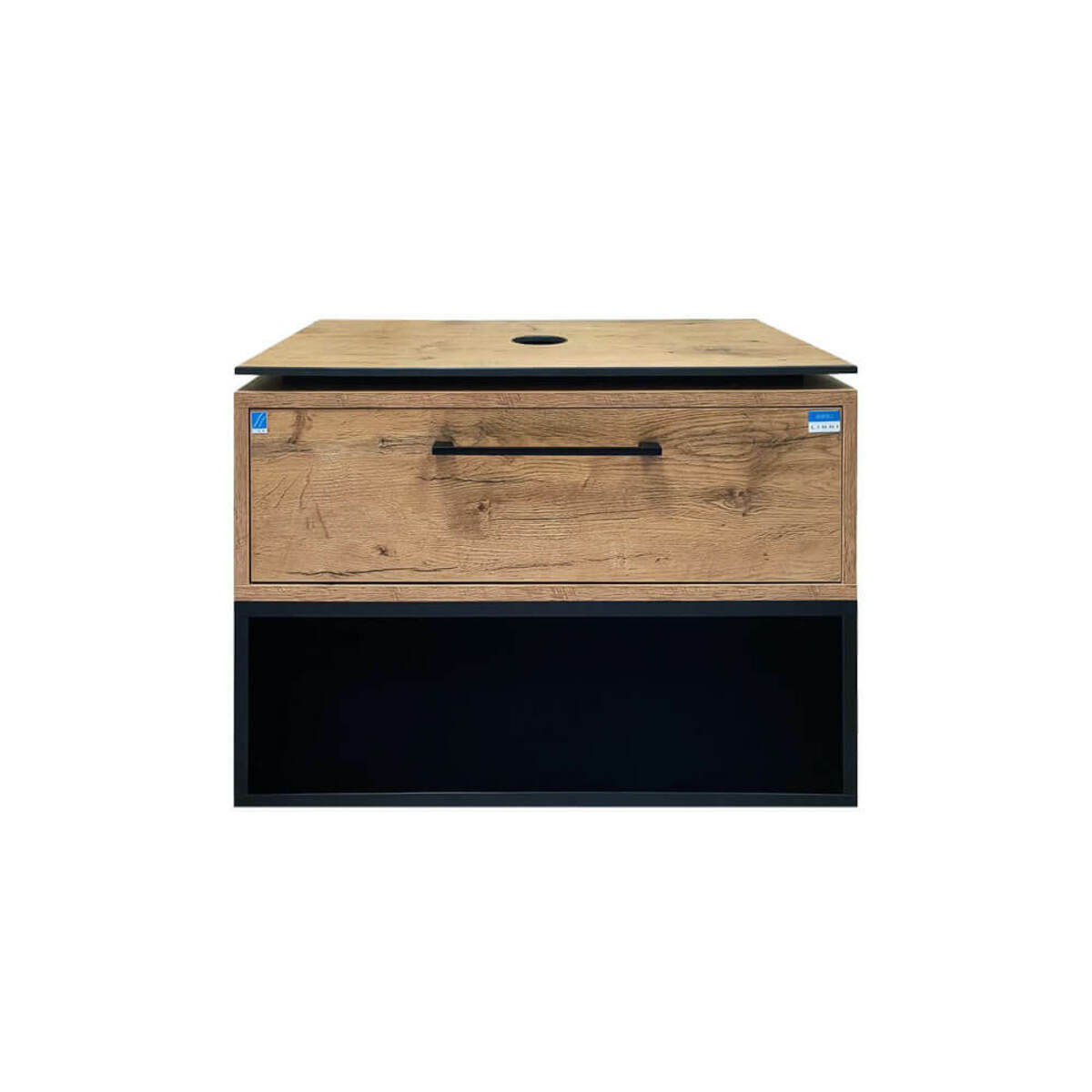 ormaric 60 NAPOLI LINNI hrast-black