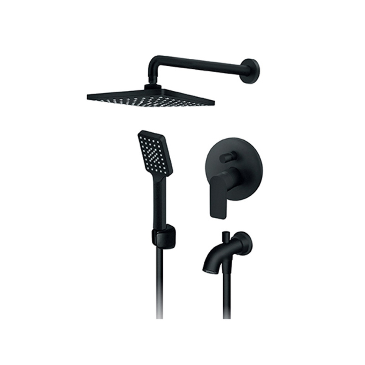 baterija 231701B tus uzidna S2 BLACK